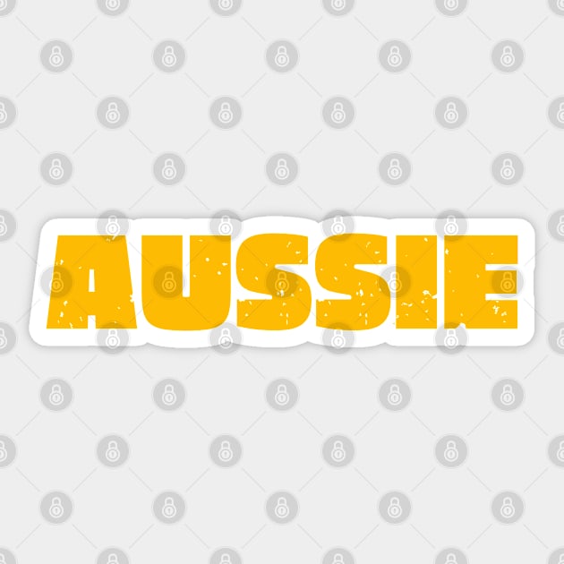 Aussie Sticker by Timeless Chaos
